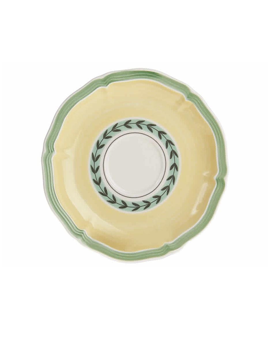 Plato para taza de café French Garden
