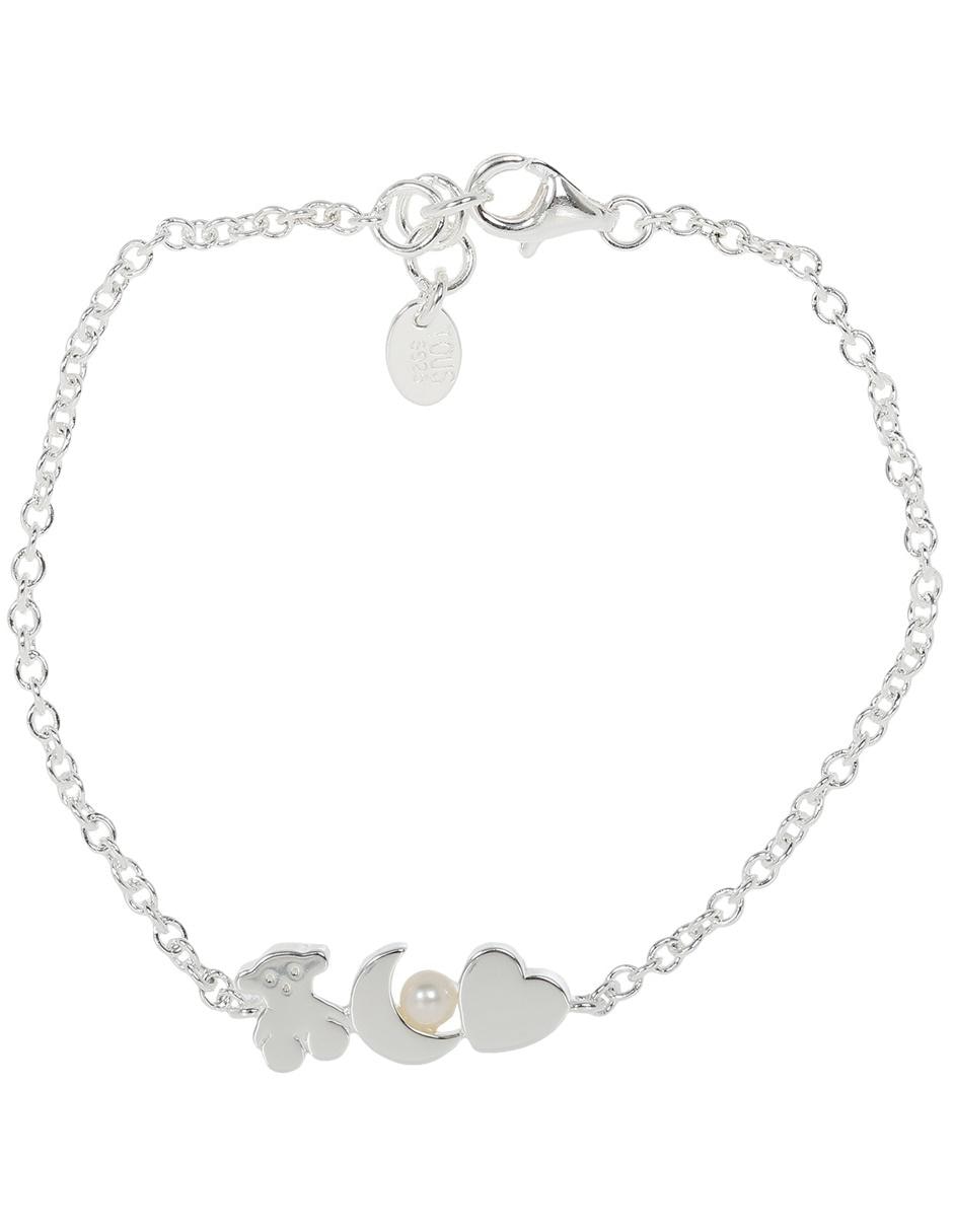 Brazalete Tous de plata P 925 Nocturne con acabado liso