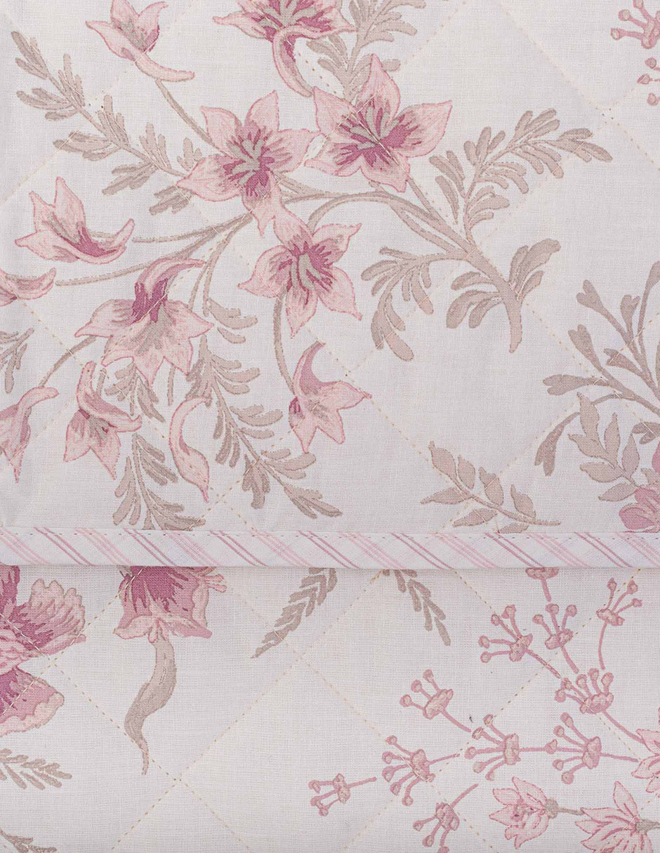Set de colcha Laura Ashley Meadow Field Blush