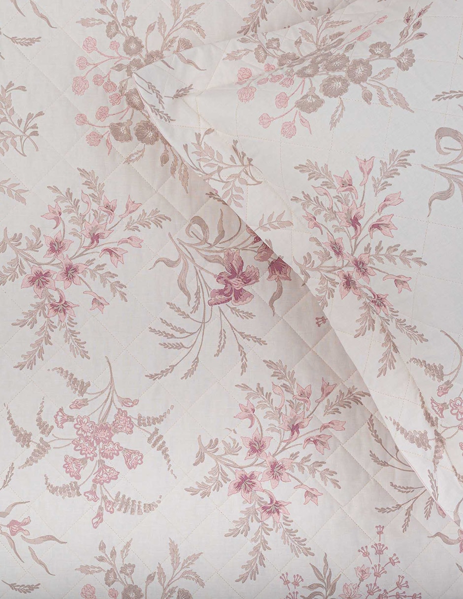 Set de colcha Laura Ashley Meadow Field Blush
