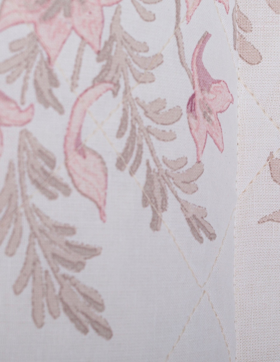 Set de colcha Laura Ashley Meadow Field Blush