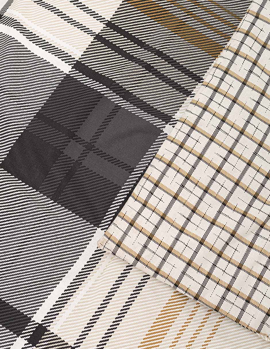 Set edredón Normandy plaid 4