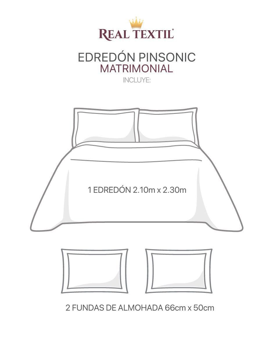 Set de colcha Real Textil Pinsonic Rt