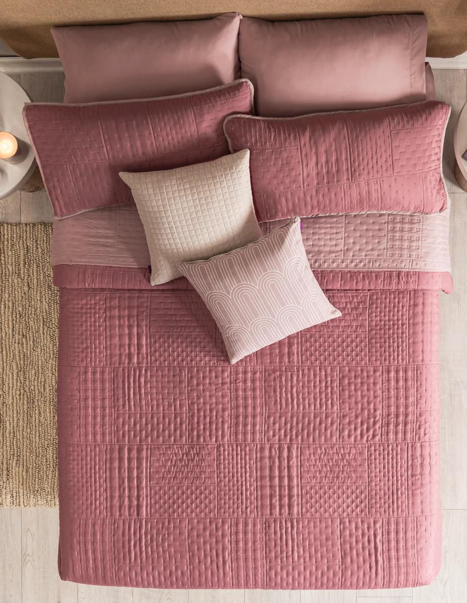 Colcha Vianney Rosé Blush