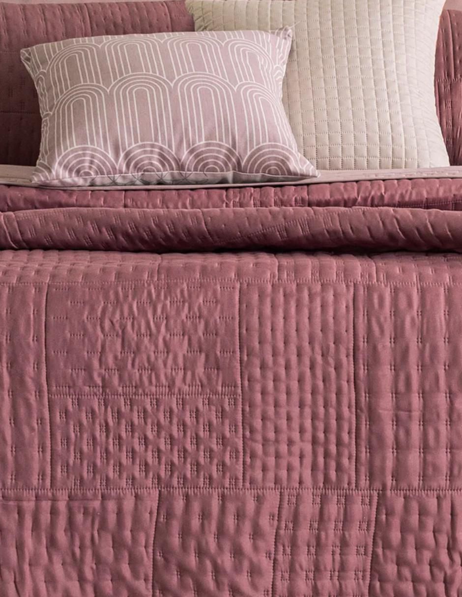 Colcha Vianney Rosé Blush