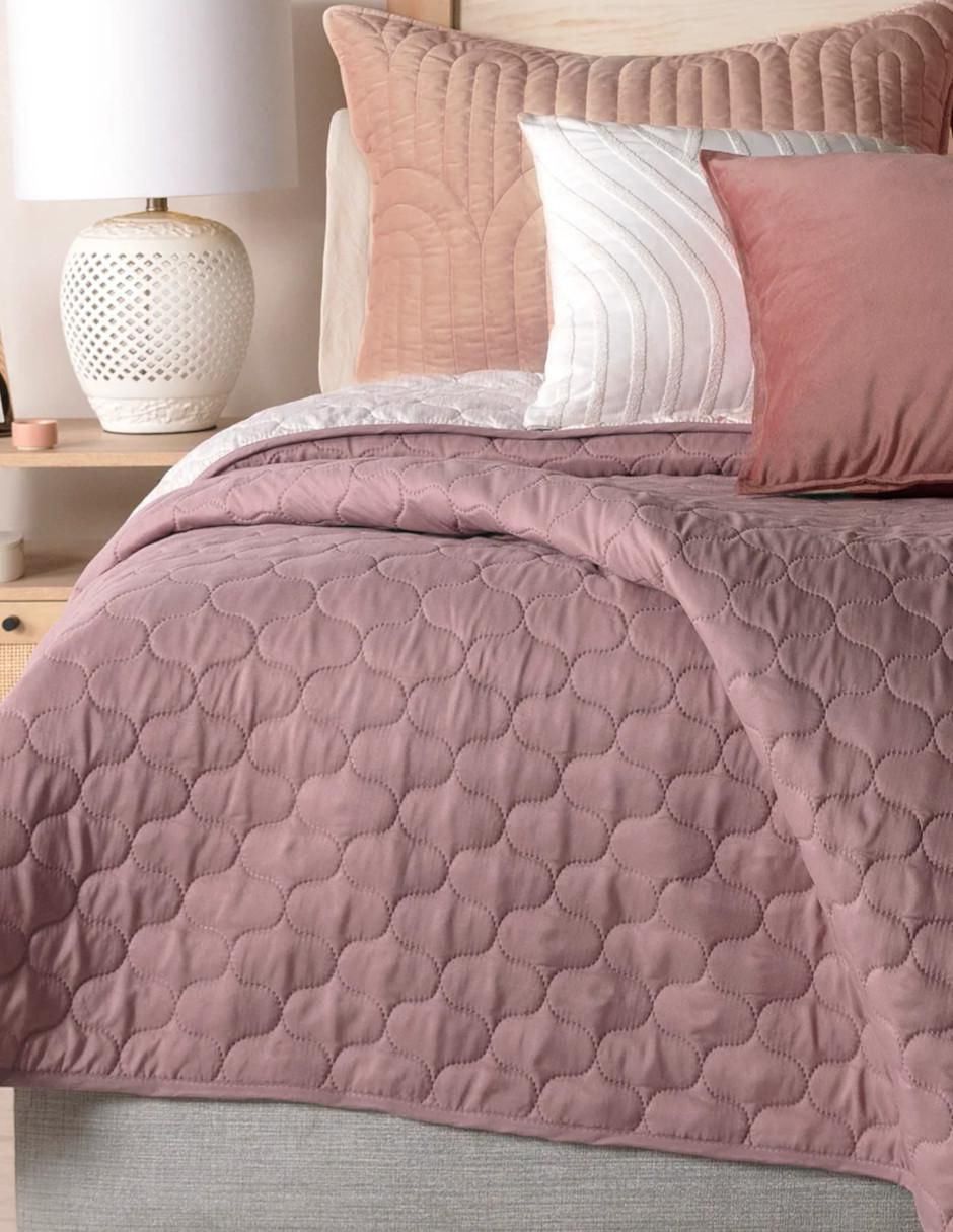 Colcha Vianney Malva Fractal