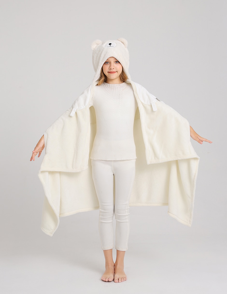 Frazada de tejido suave Haus Kids Travel Teddy Bear