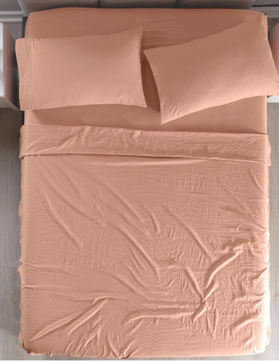 Juego de sábanas de microfibra Washed 2