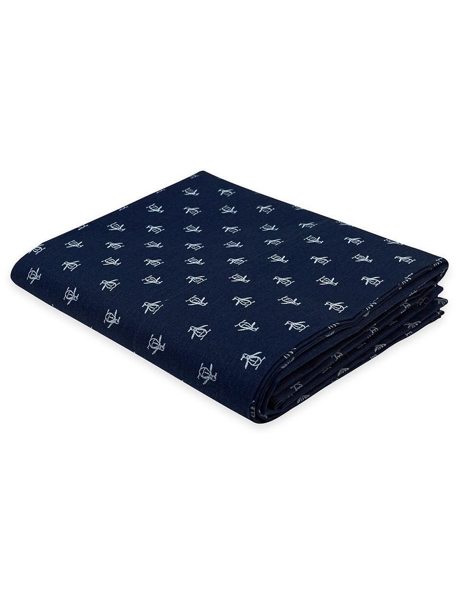 Juego de sábanas de microfibra 100 hilos Penguin Logo Navy MF 2