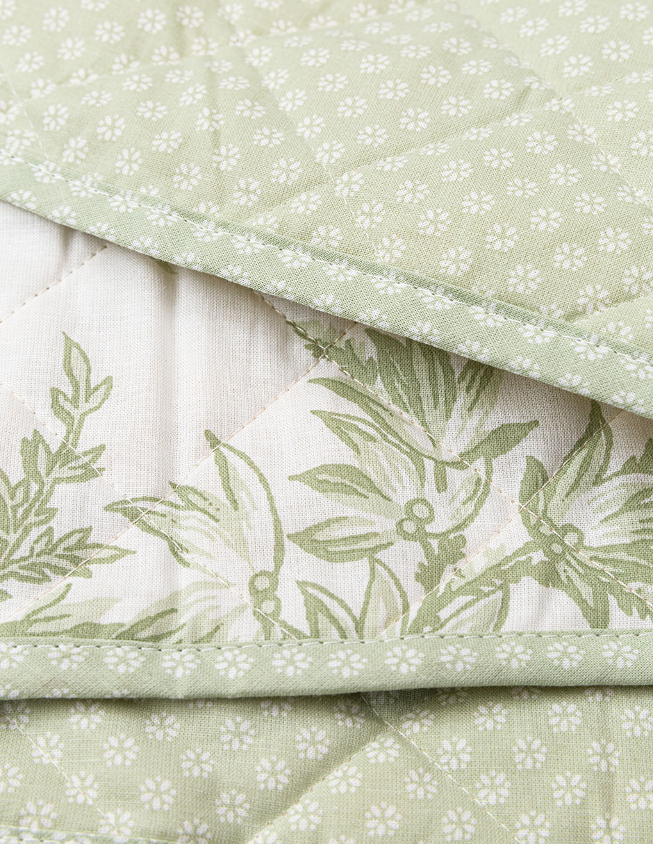 Set de colcha Bedford Sage