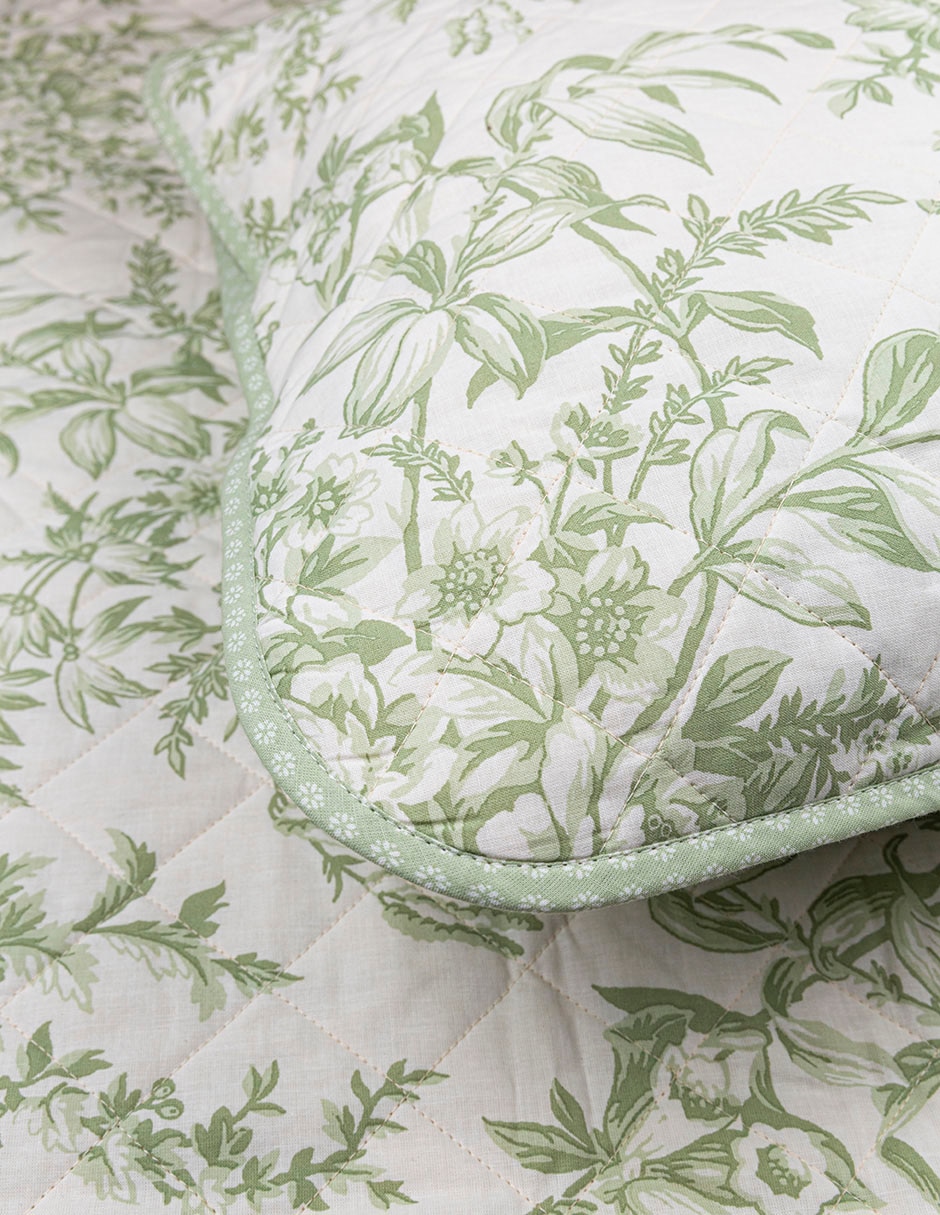 Set de colcha Bedford Sage