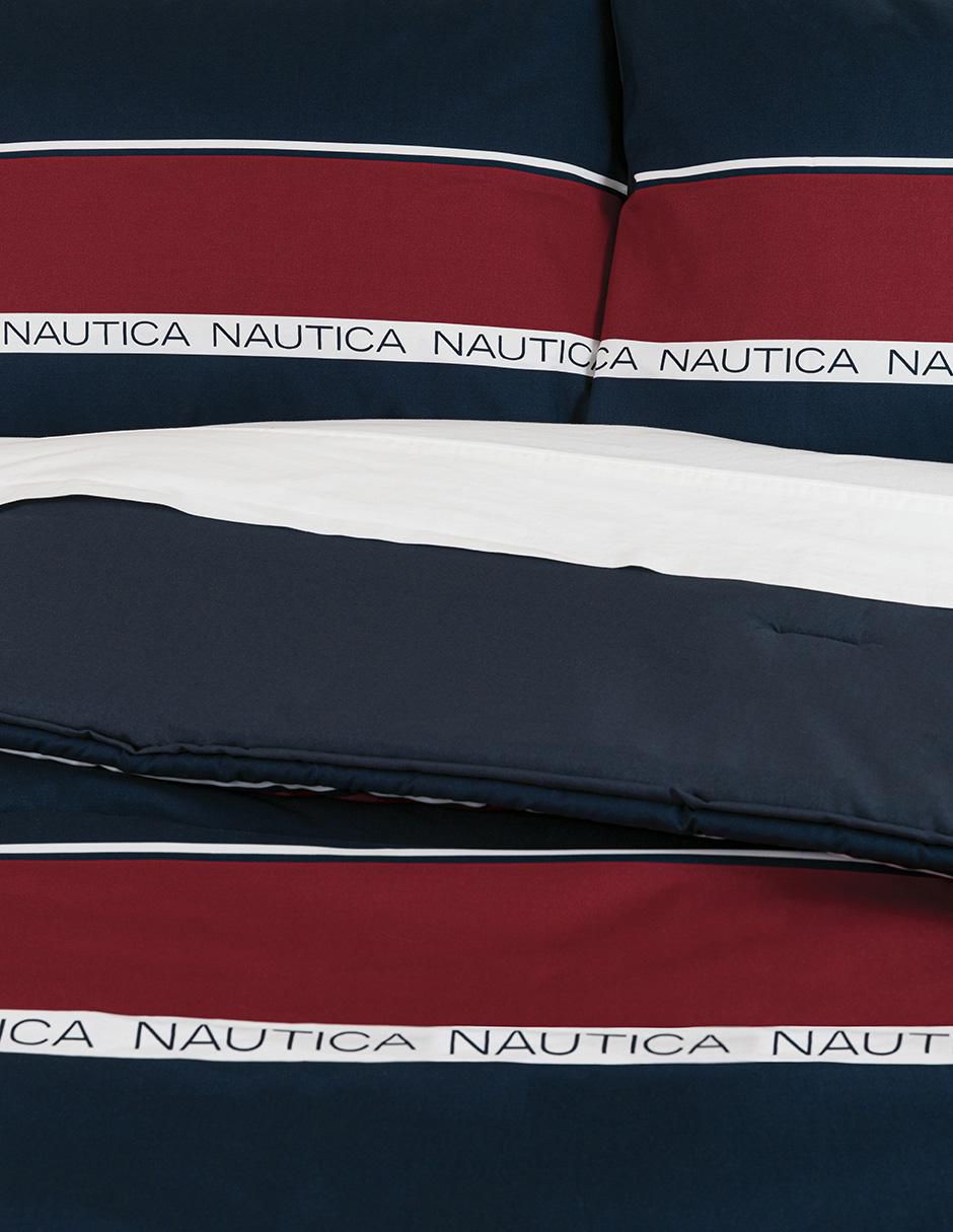 Set edredón Nautica Belle Castle Red