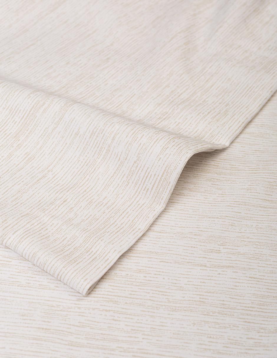 Juego de sábanas de microfibra Kent Beige 5