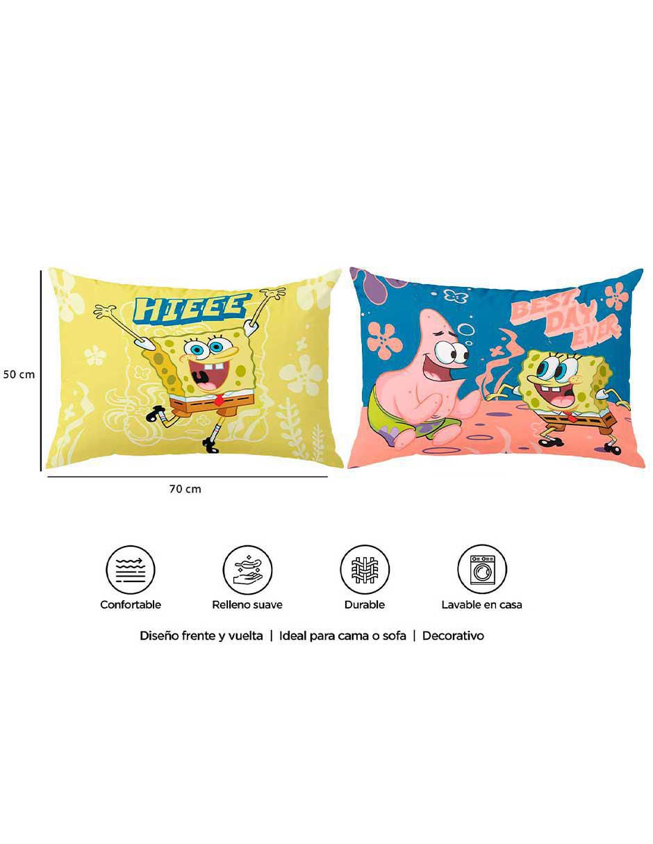 Almohada Bob Esponja firmeza media