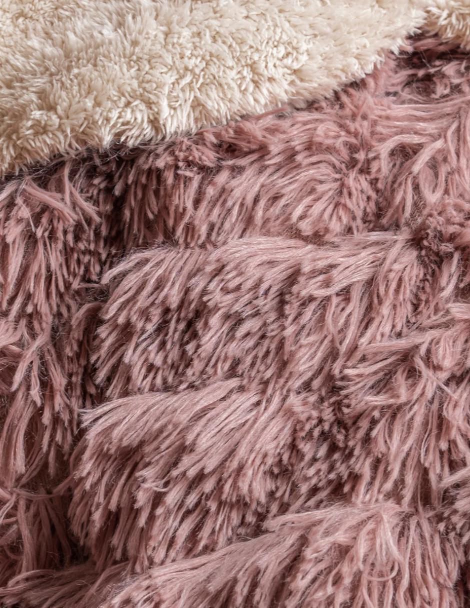 Cobertor Faux Fur Cozy Malva 4
