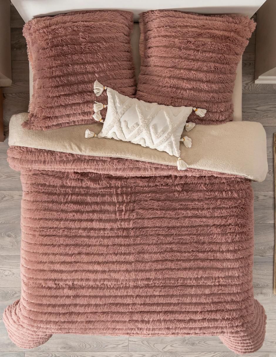 Cobertor Faux Fur Cozy Malva 3