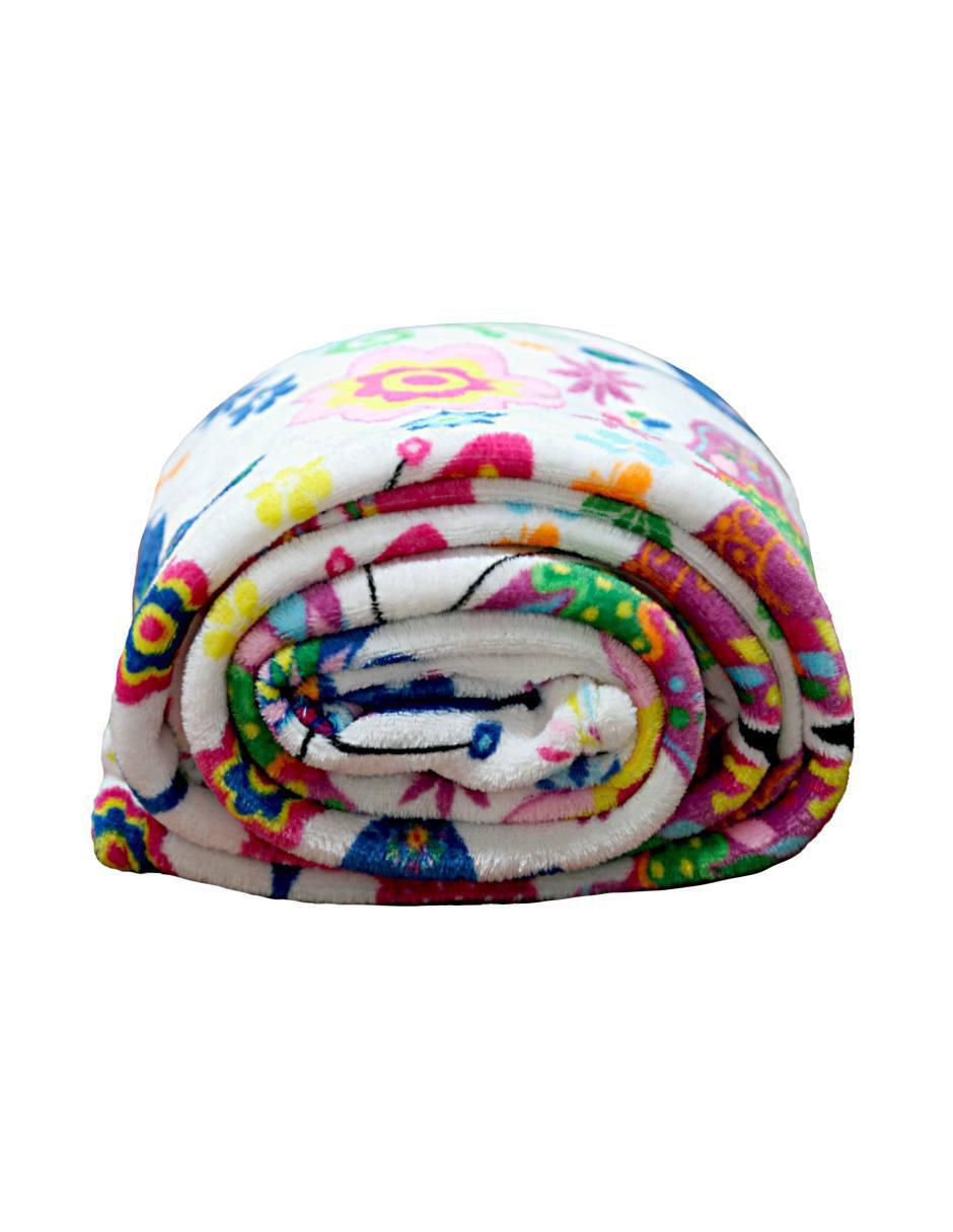 Cobertor   estampado floral 5