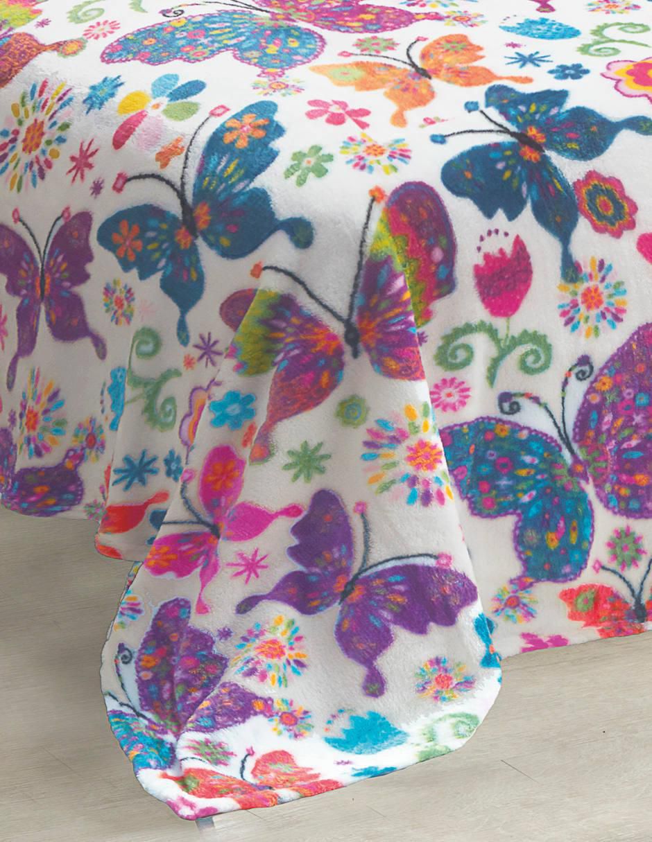Cobertor   estampado floral 4