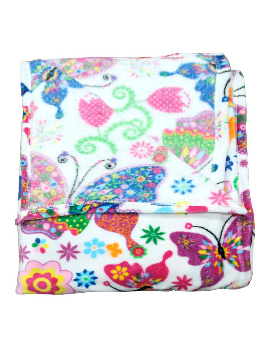 Cobertor   estampado floral 2