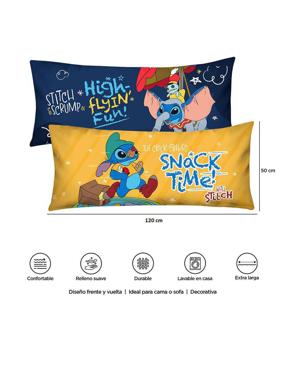 Almohada Súper Jumbo Stitch Fun firmeza media