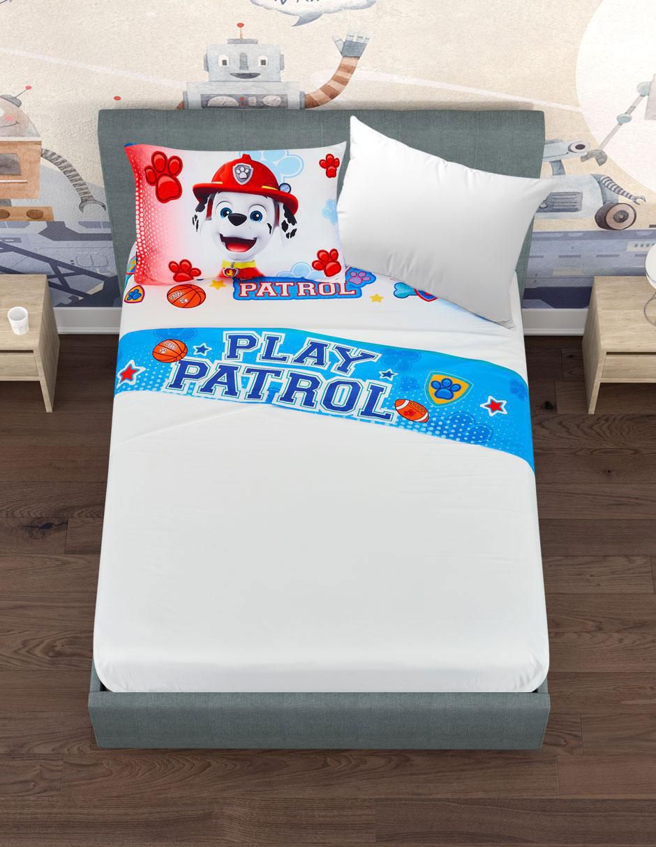 Juego de sábanas de microfibra Paw Patrol Deportes 4