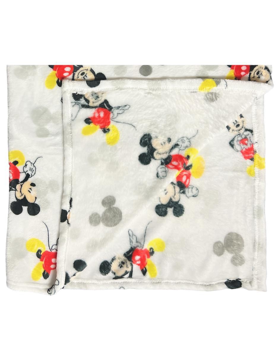 Set frazada/cojin de tejido microfibra Mickey Mouse 4