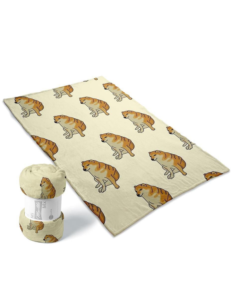 Cobertor Cheems estampado gráfico