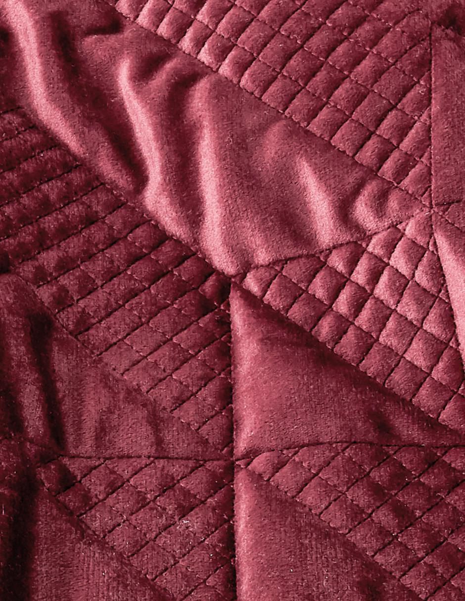 Set de colcha Velvet Burgundy 2