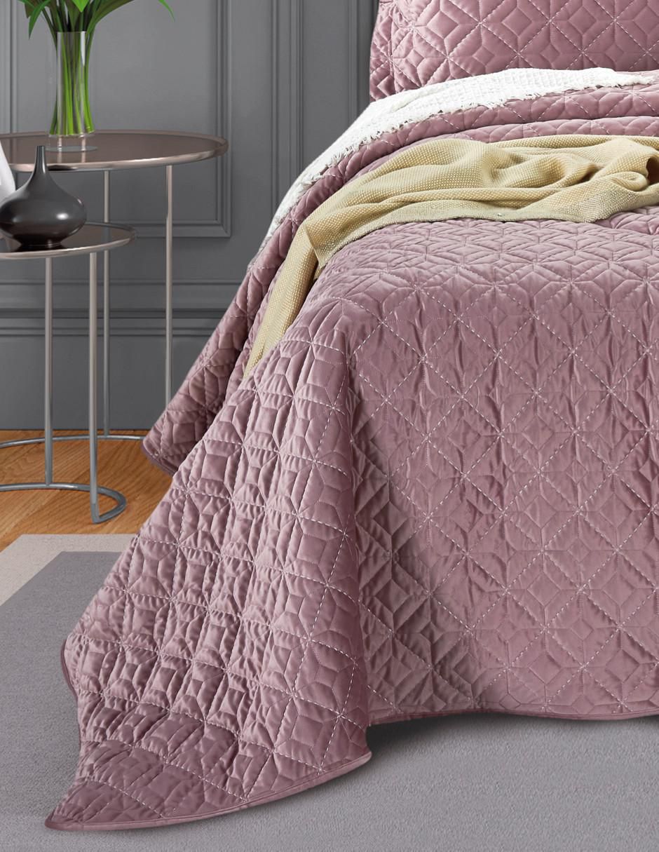 Set de colcha Velvet Blush