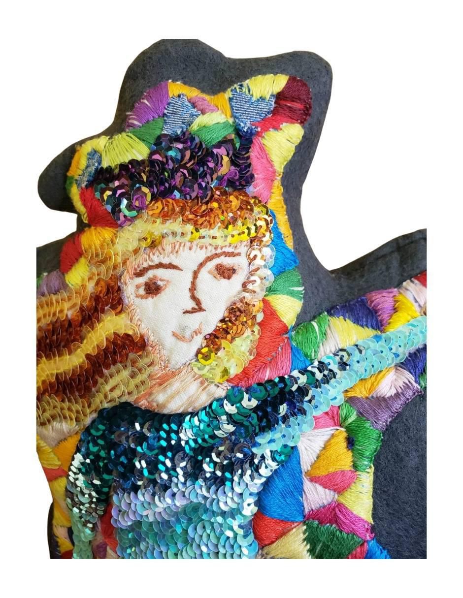 Cojín Ma Monu Sirena De Viento Sirena