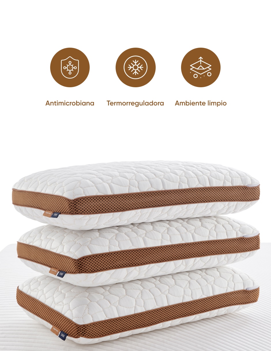 Almohada Luuna Copper Care firmeza alta