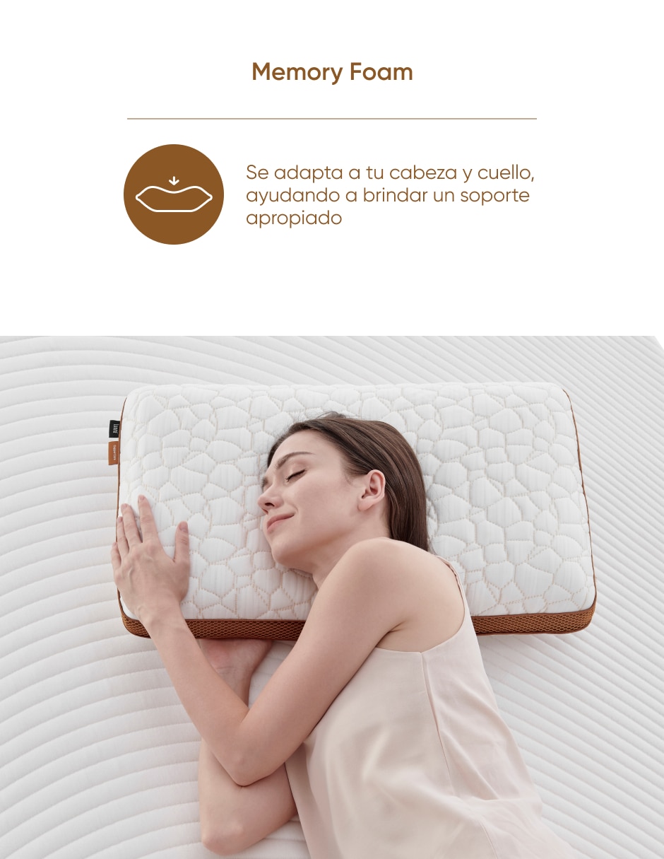 Almohada Luuna Copper Care firmeza alta