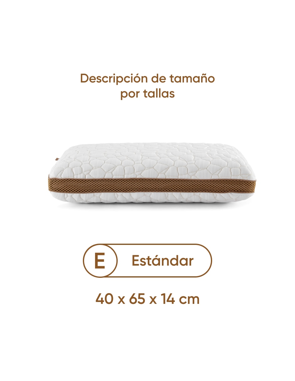 Almohada Luuna Copper Care firmeza alta