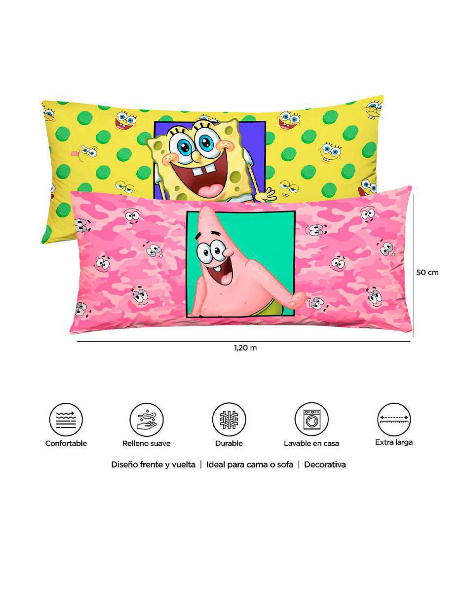 Almohada Súper Jumbo Bob Esponja Square Pants firmeza media 4