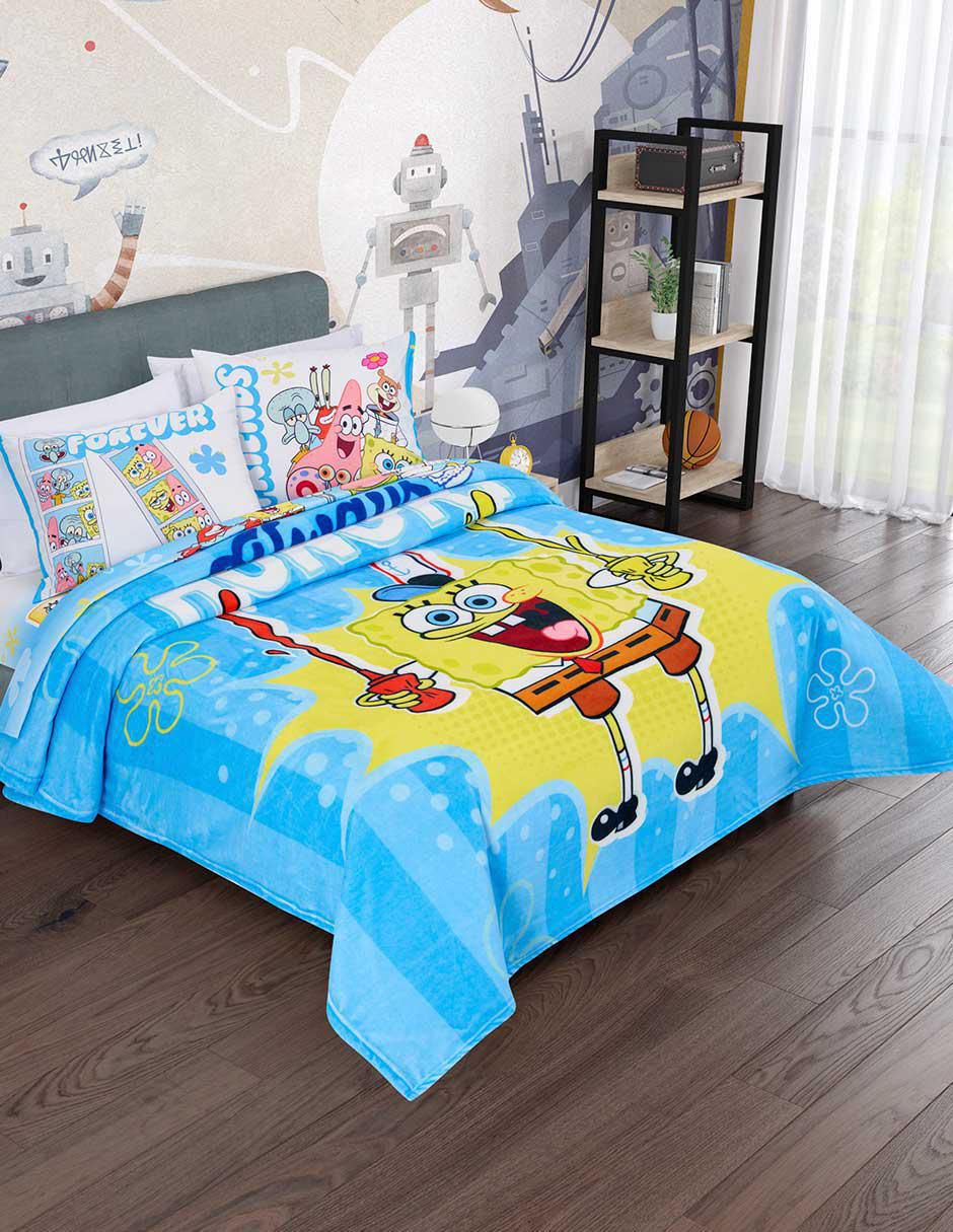Cobertor Bob Esponja Serenity Matrimonial