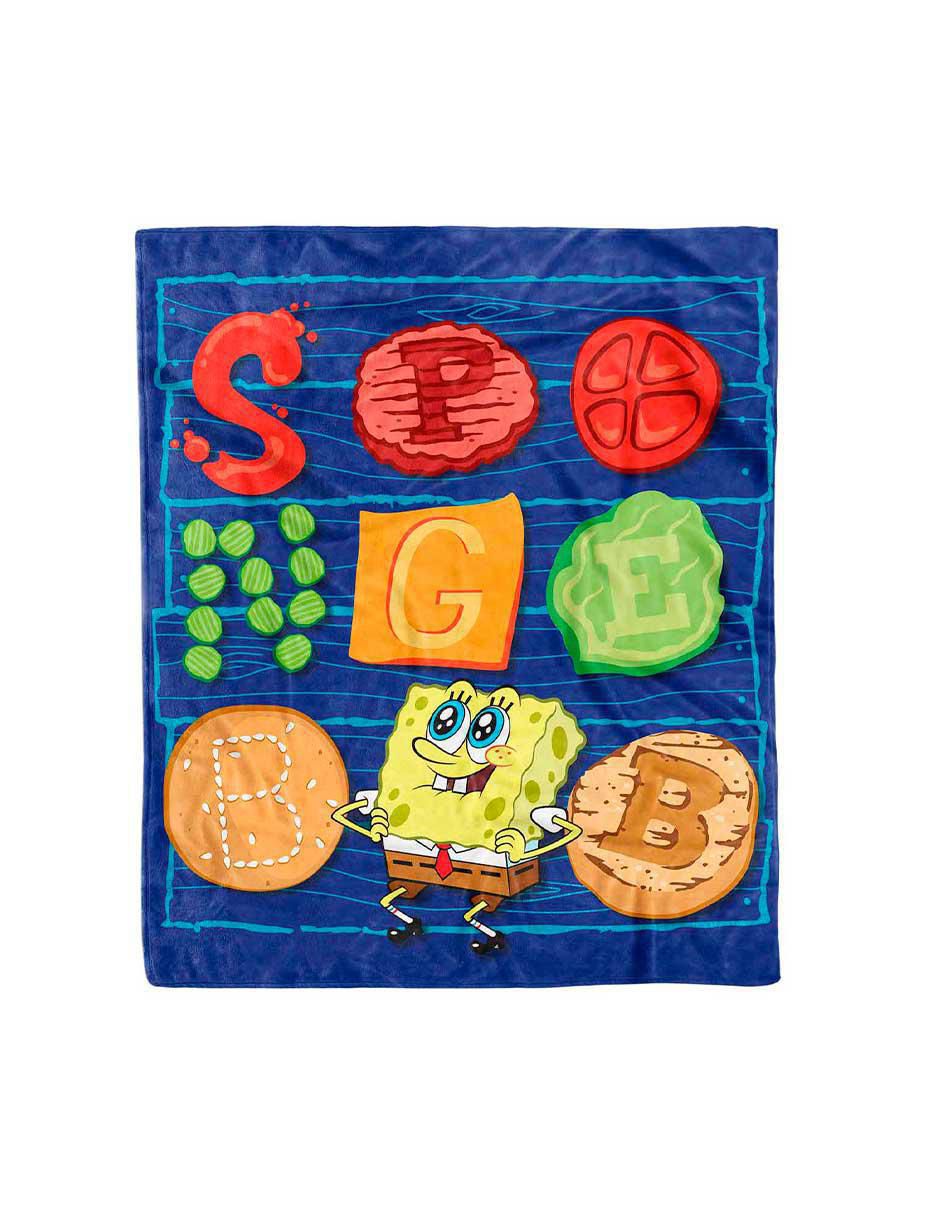 Cobertor Bob Esponja Cangreburguer Cobertor Bob Esponja Cangreburguer