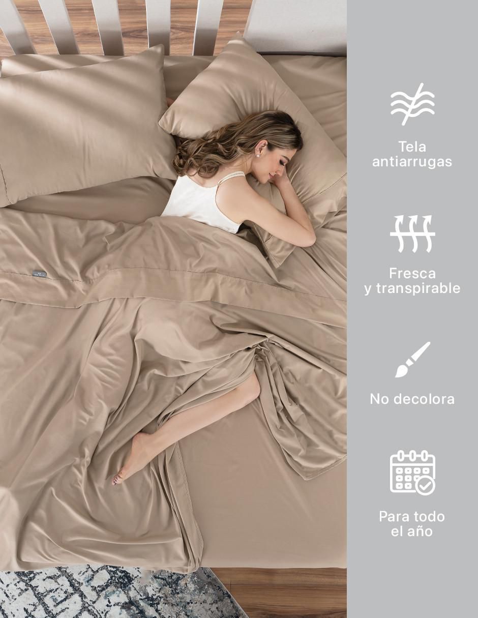 Juego de sábanas de microfibra 216 hilos 4