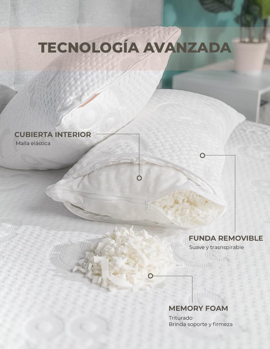 Set de almohada firmeza alta
