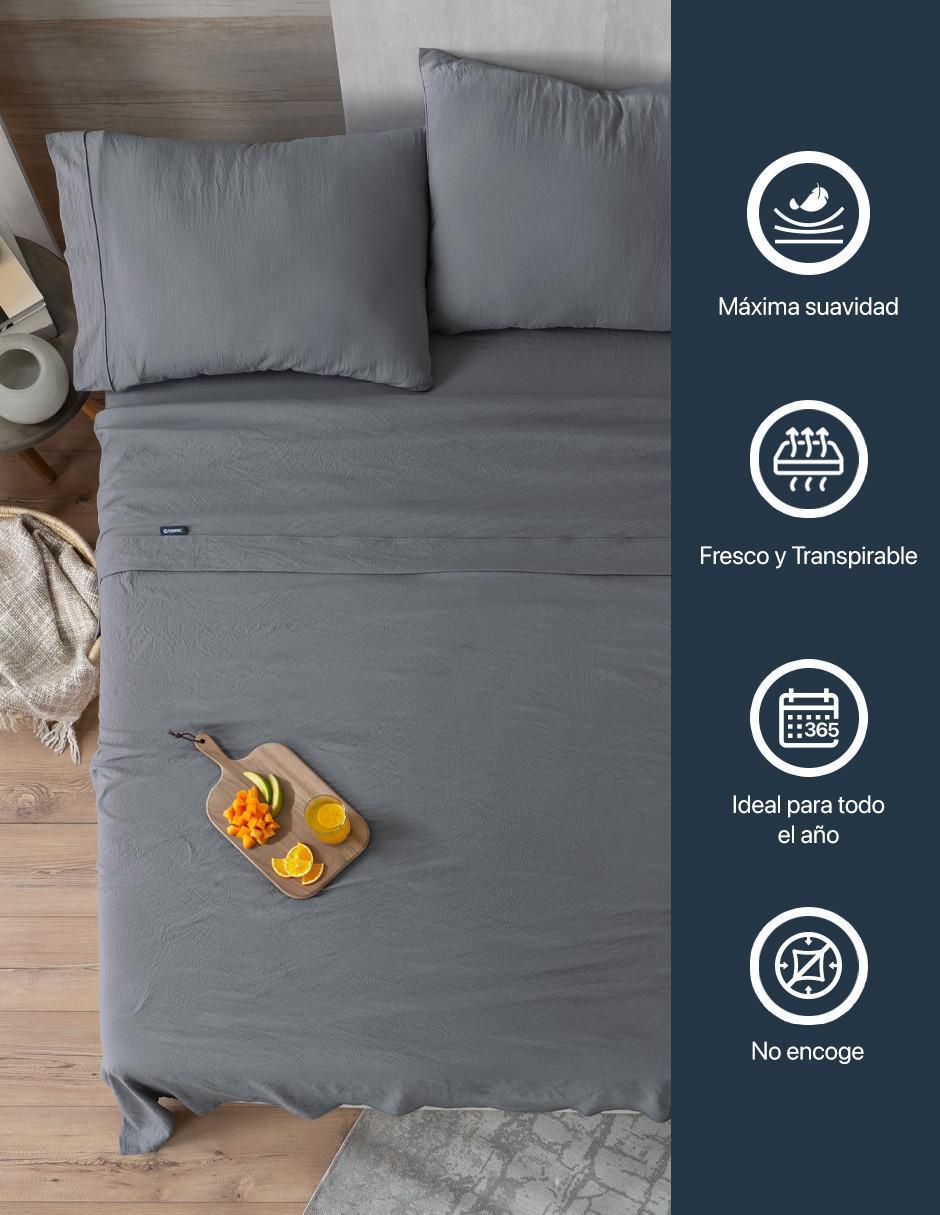 Juego de sábanas de microfibra 350 hilos Luxus 5