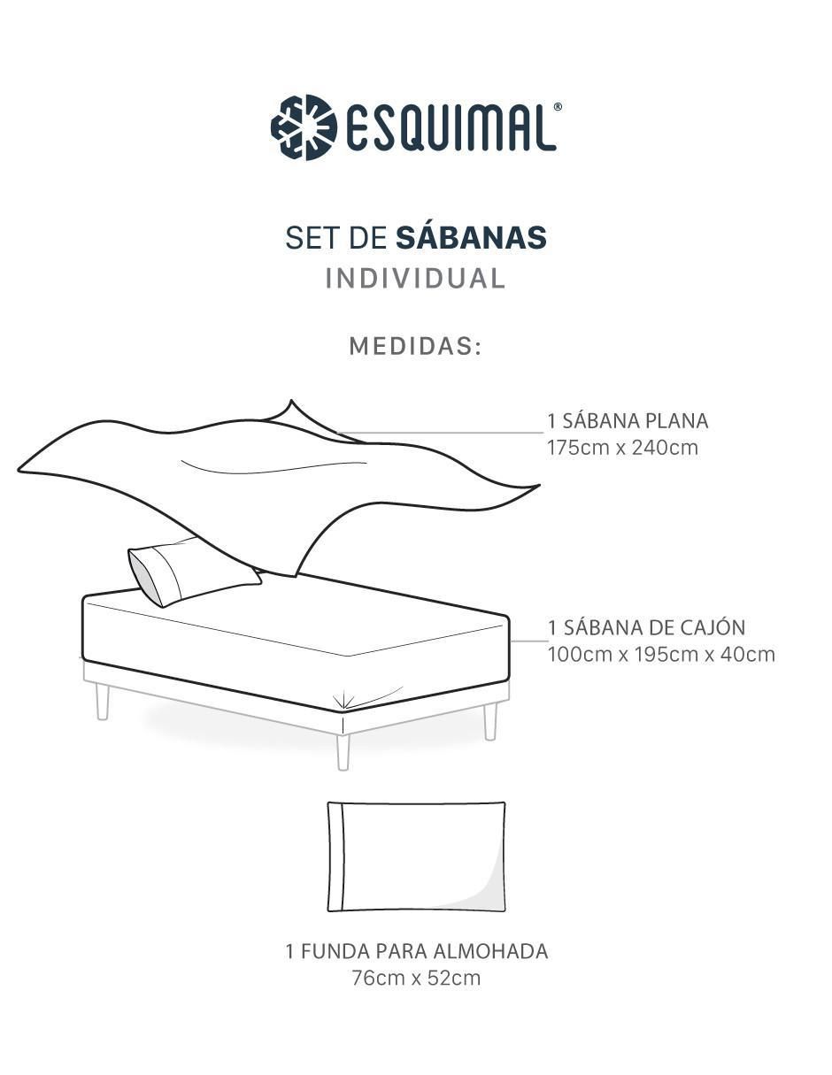 Juego de sábanas de microfibra 350 hilos Luxus 8