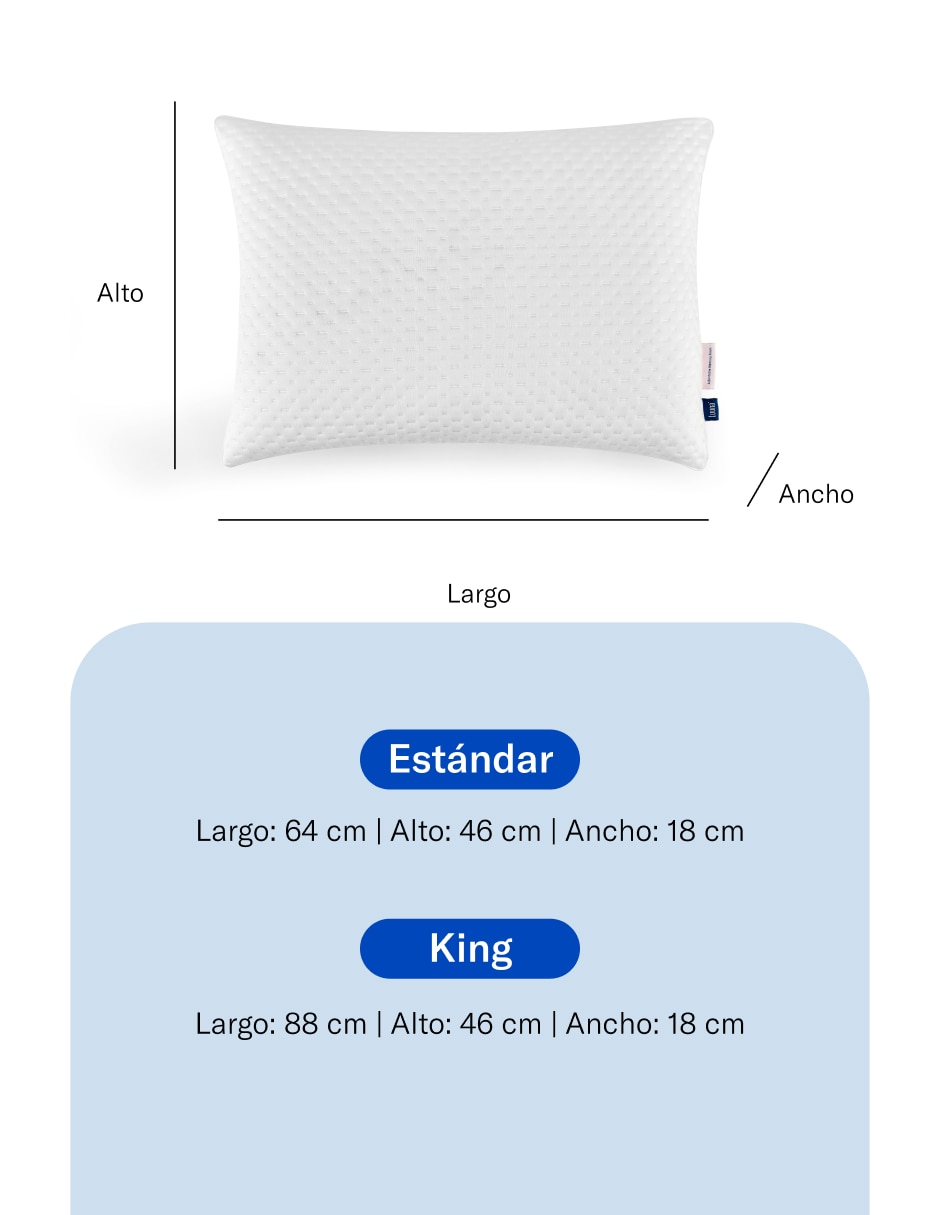 Set de almohada Luuna firmeza alta