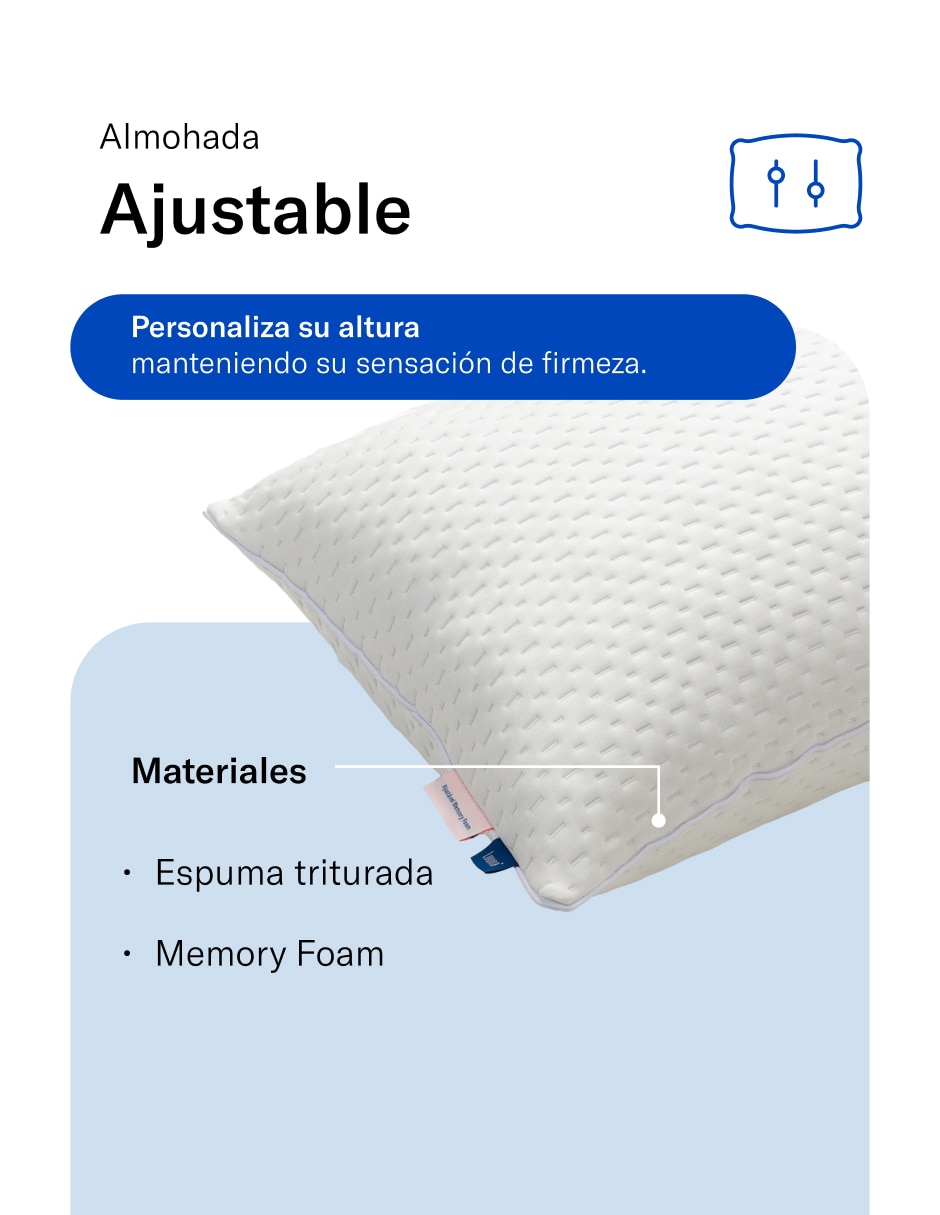 Set de almohada Luuna firmeza alta