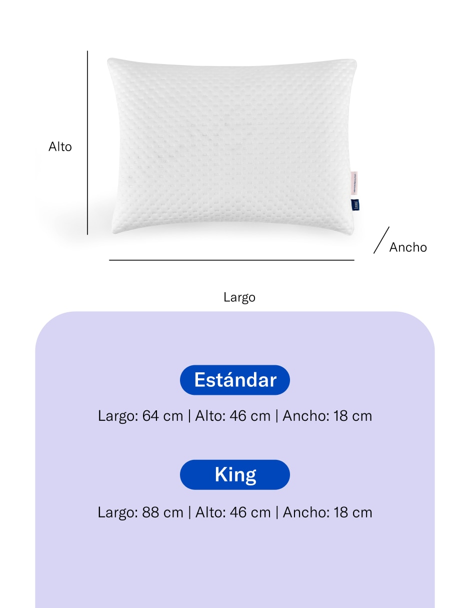 Set de almohada Luuna firmeza baja