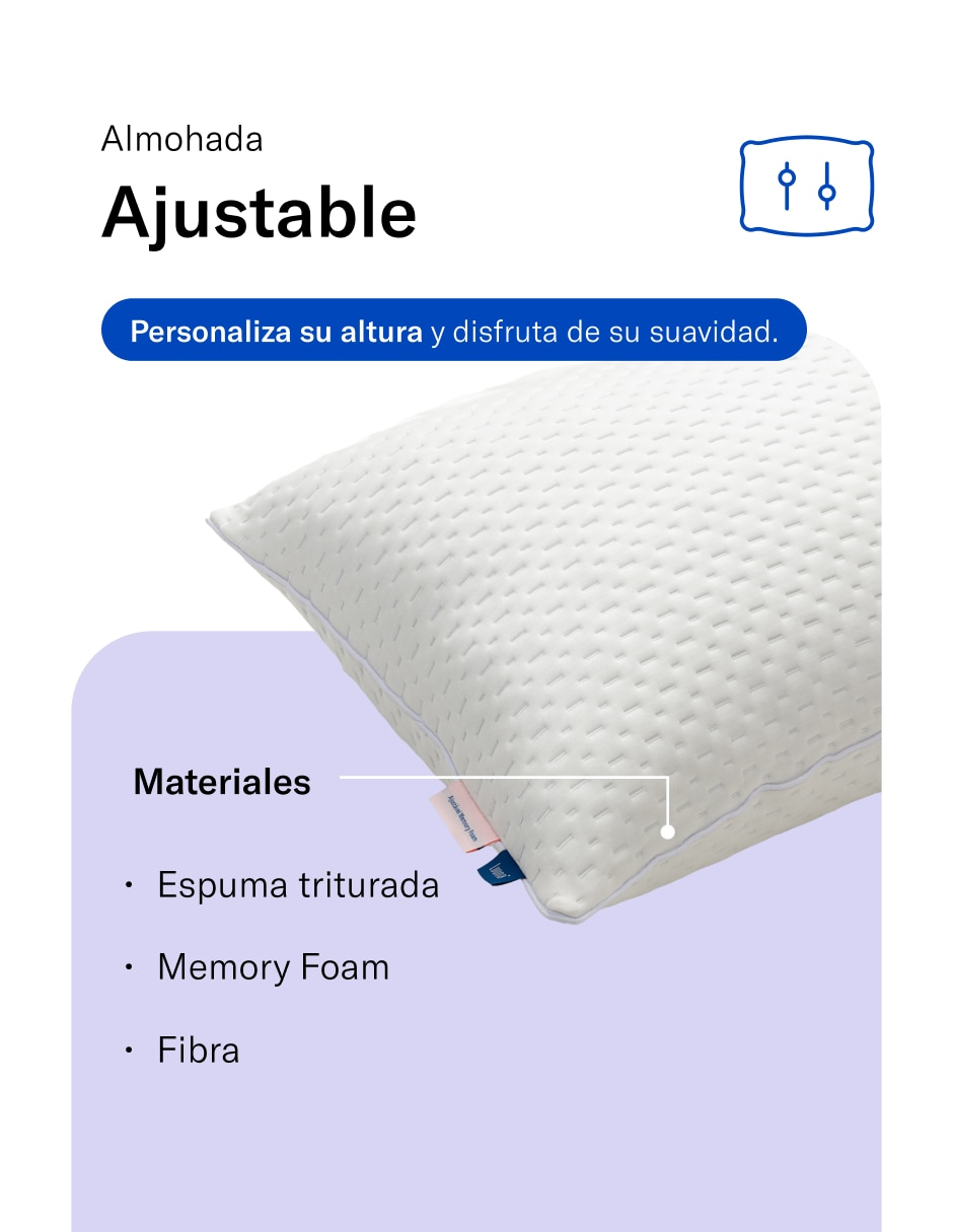 Set de almohada Luuna firmeza baja