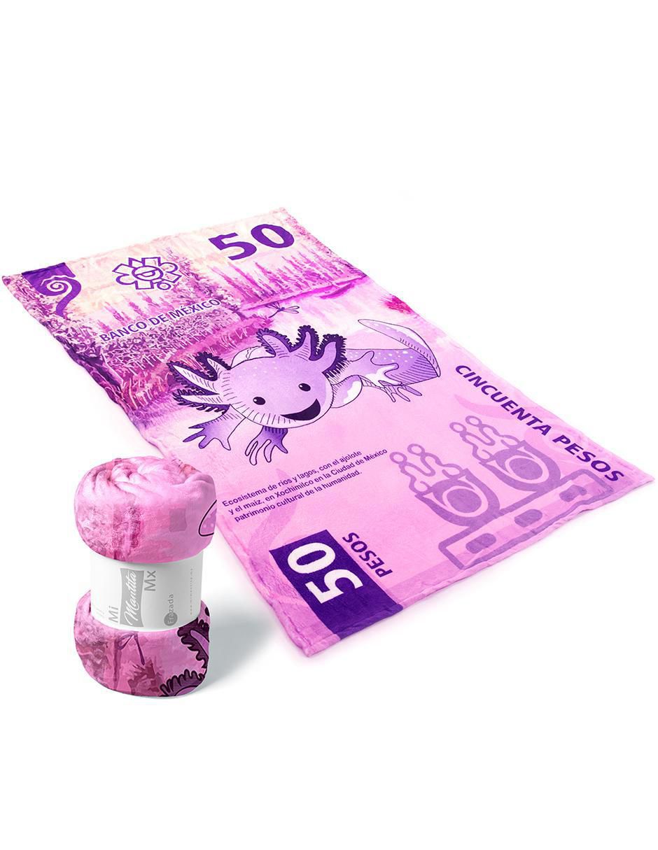 Frazada Ajolote Ajolote Billete de 50 Ajolopesos 2