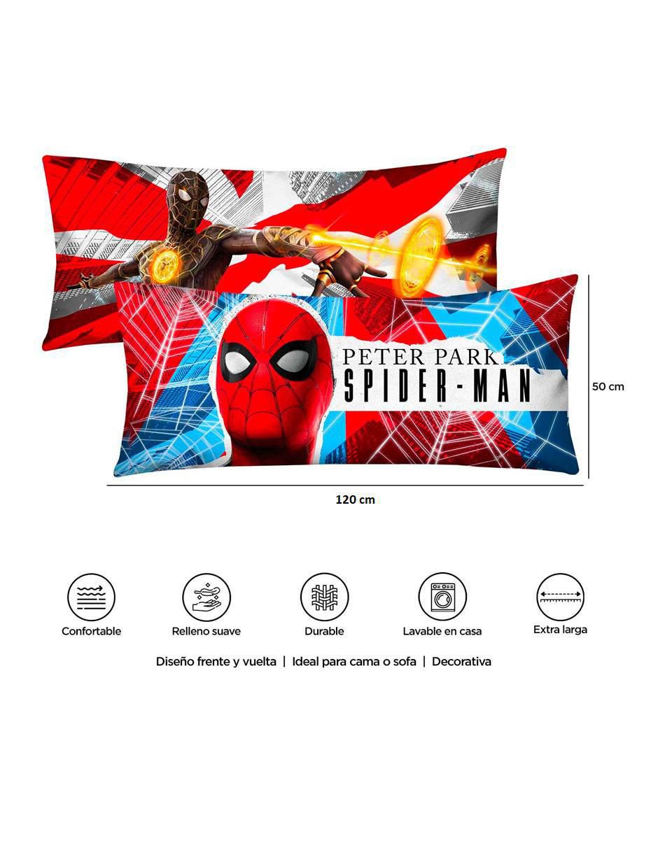 Almohada Súper Jumbo Spider Man Black firmeza media 6