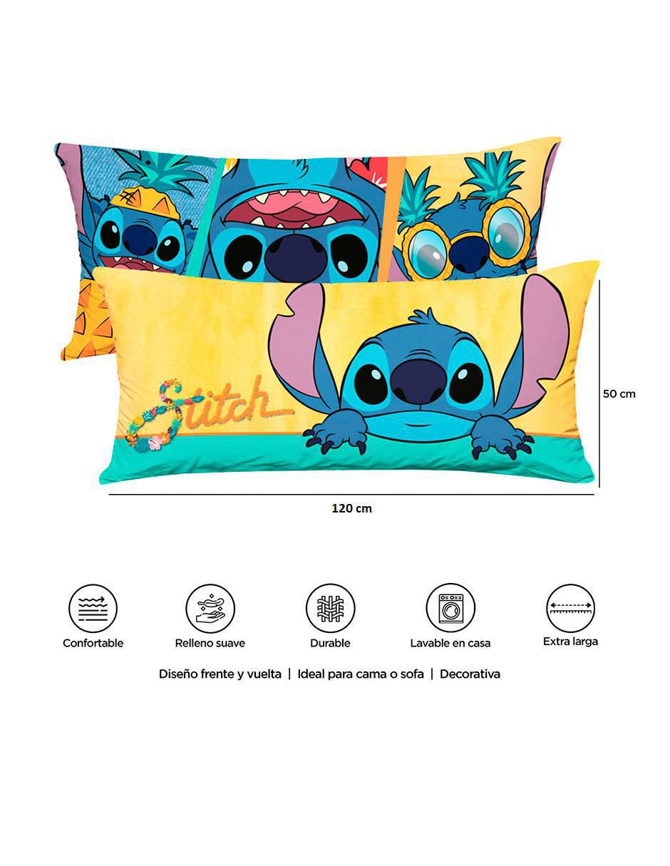 Almohada Súper Jumbo Stitch Trópico firmeza media 6