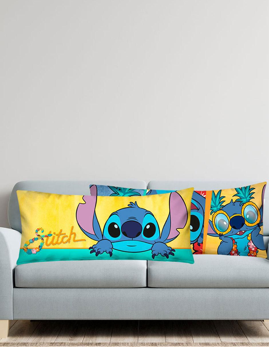 Almohada Súper Jumbo Stitch Trópico firmeza media