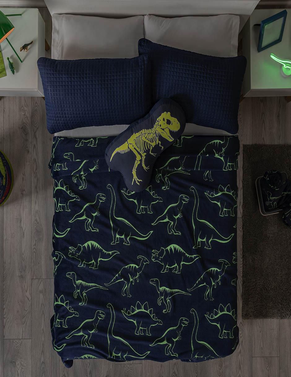Cobertor estampado dinosaurio 4