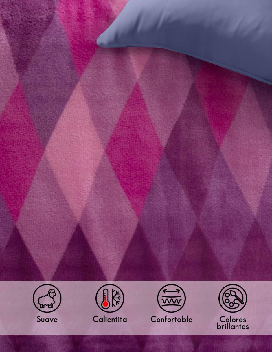 Cobertor   estampado geométrico 2